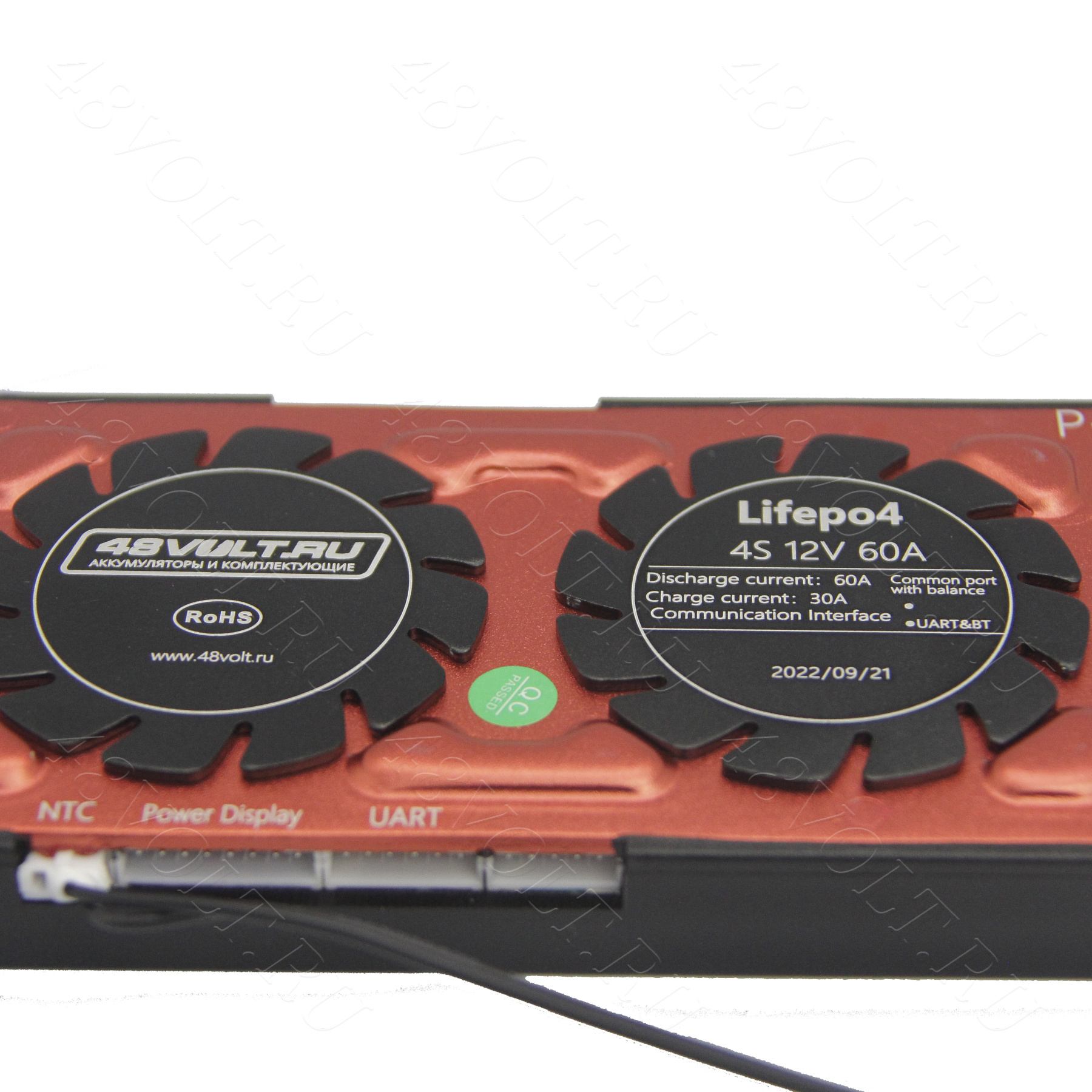 BMS LiFePO4 SMART 4s 12v 60A common port